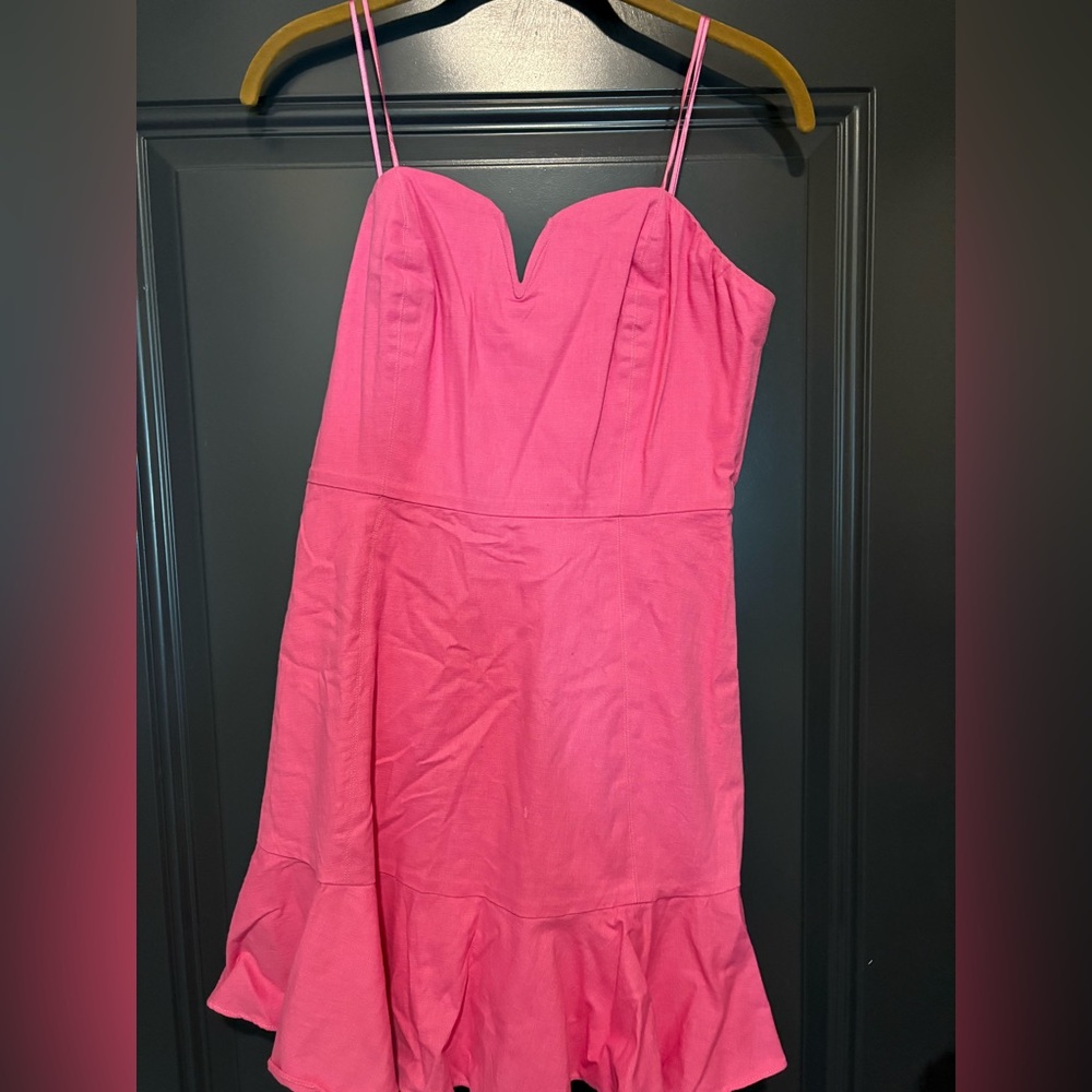 Idem ditto strapless pink dress